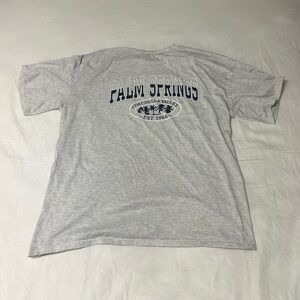 SHEIN Light Gray Palm Springs Tee